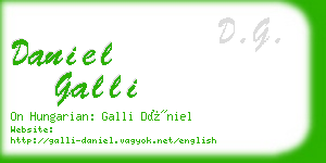 daniel galli business card